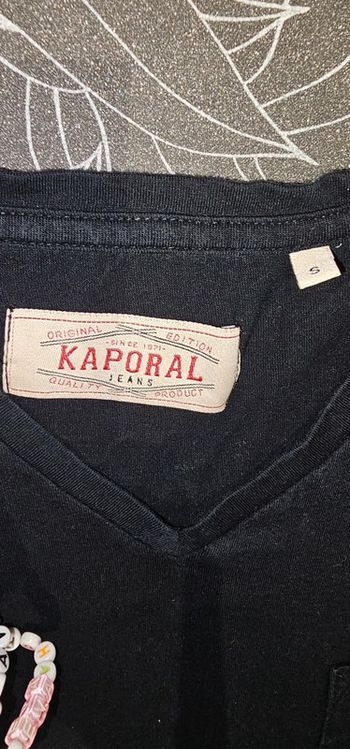 Tee shirt kaporal noir