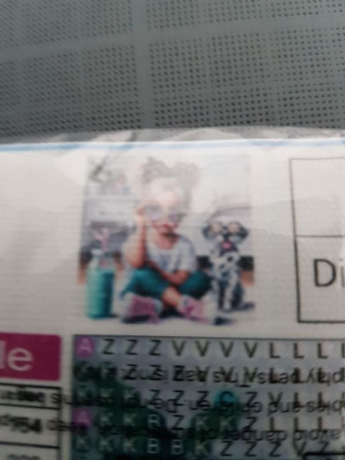 Diamonds painting neuf fille chien