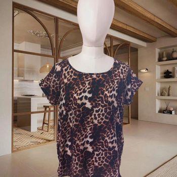 🐆 Haut imprimé léopard Zeeman – Taille 40 – Très bon état