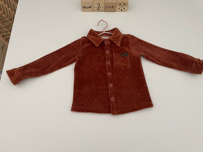 Chemise velours côtelé 24 mois