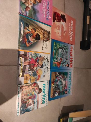 Lot de 7 livres martine