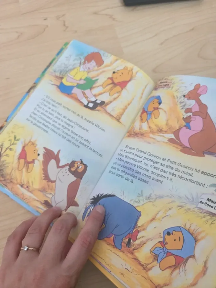 Livre disney winnie l'ourson et l'arbre a miel - photo numéro 3