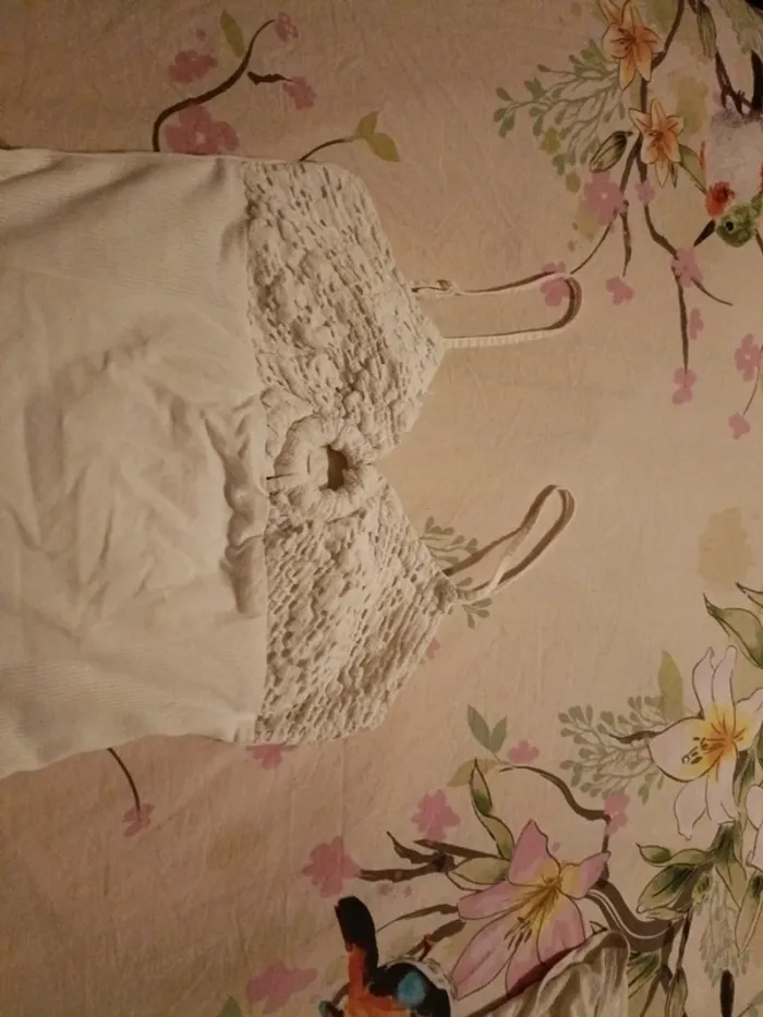 Magnifique robe xs blanc du nil - photo numéro 2