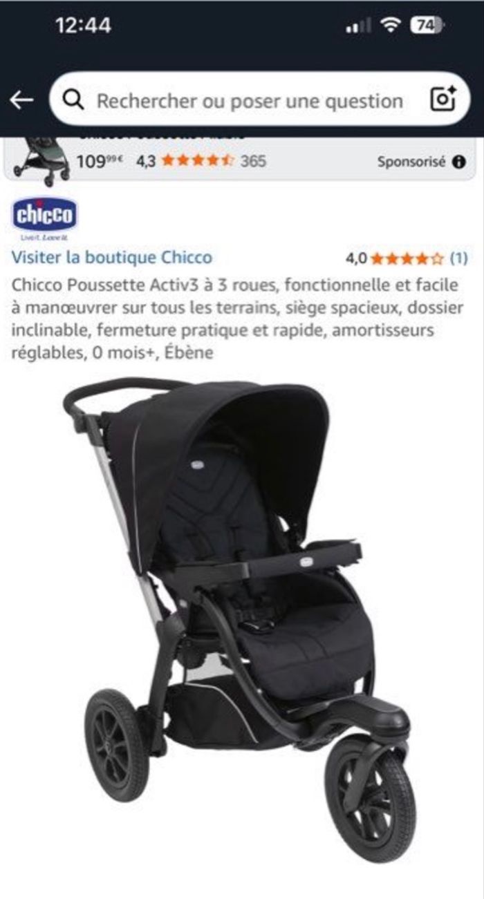 Poussette Trio Activ3 - photo numéro 7