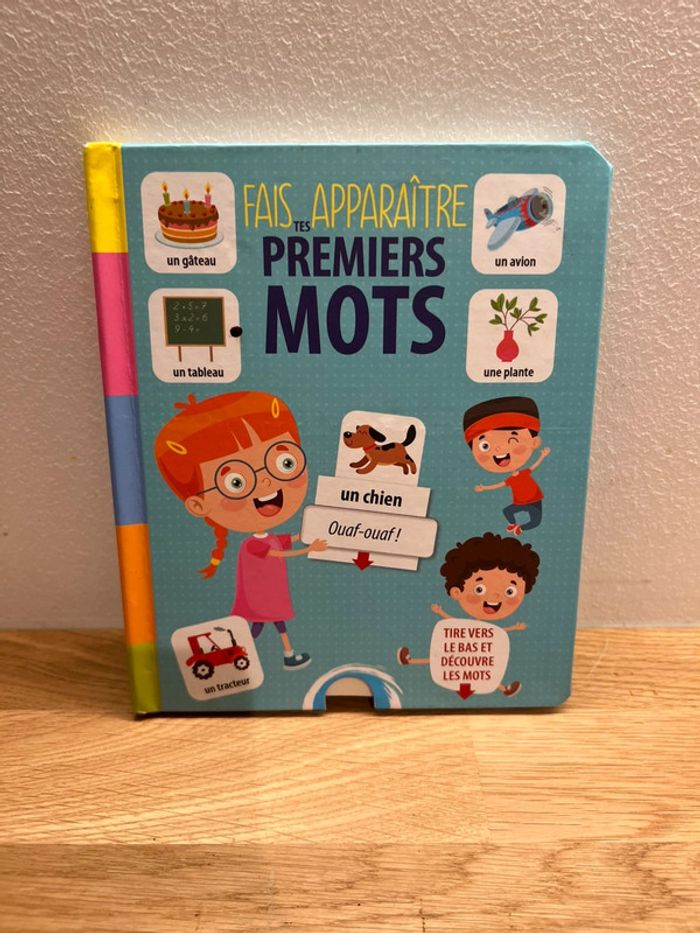 Livre enfant - Fait apparaître tes premiers mots