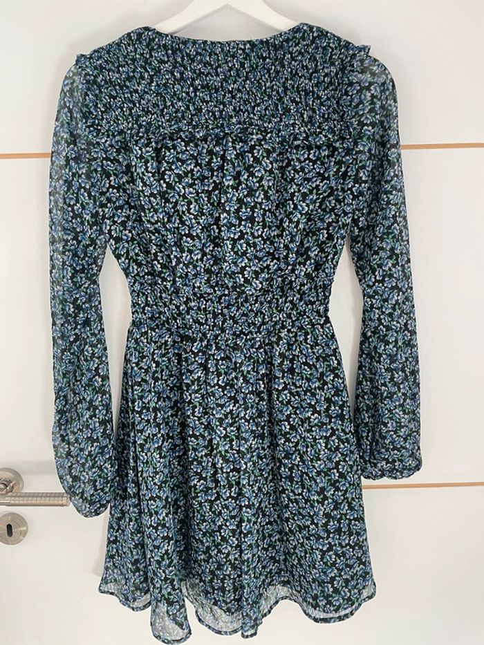 Robe fleurie bleue XS Zara - photo numéro 6