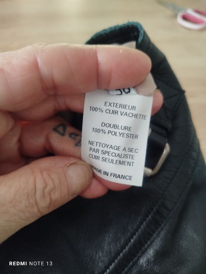 #kytie38femme. Jupe en cuir taille 38 - photo numéro 10