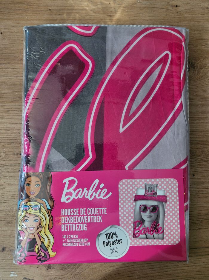 Parure de lit simple (housse de couette + taie d'oreiller) - Barbie - Mattel - photo numéro 2