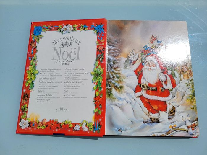 Grand livre tout carton 🎄 Merveilleux Noël 🎅 Contes, chants et poèmes - photo numéro 4