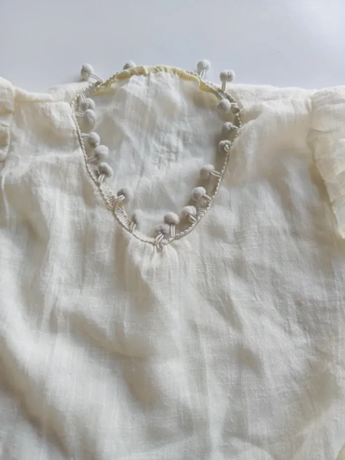 T-shirt tunique jaune transparent 12 ans - photo numéro 2