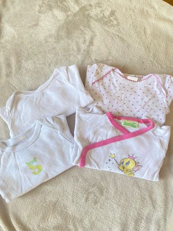 Lot de 4 bodies manches longues