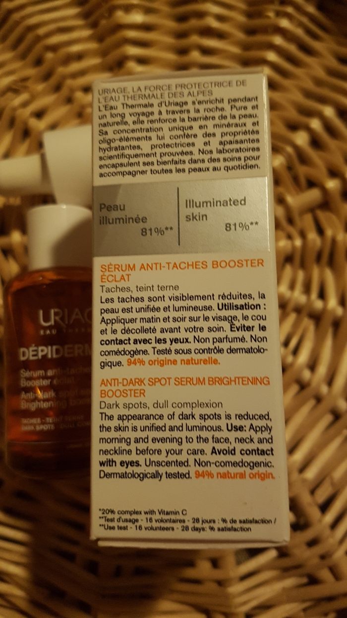Uriage depiderm sérum anti-taches - photo numéro 2