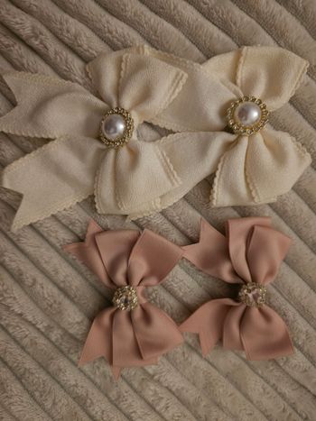 Lot de barettes/ clips de cheveux avec nœud