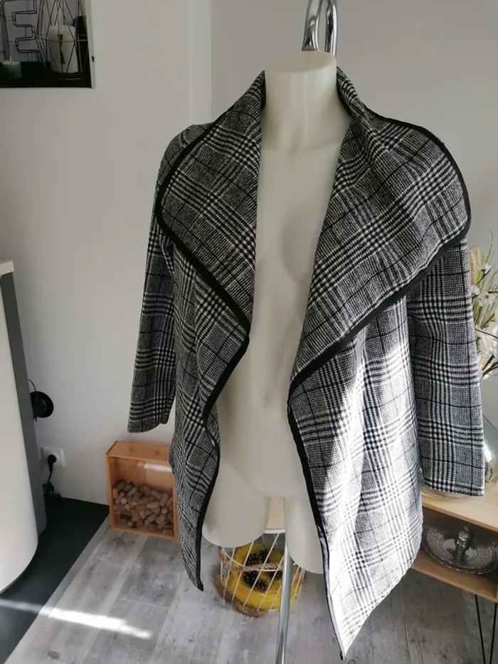 Veste sans boutonnage shein S