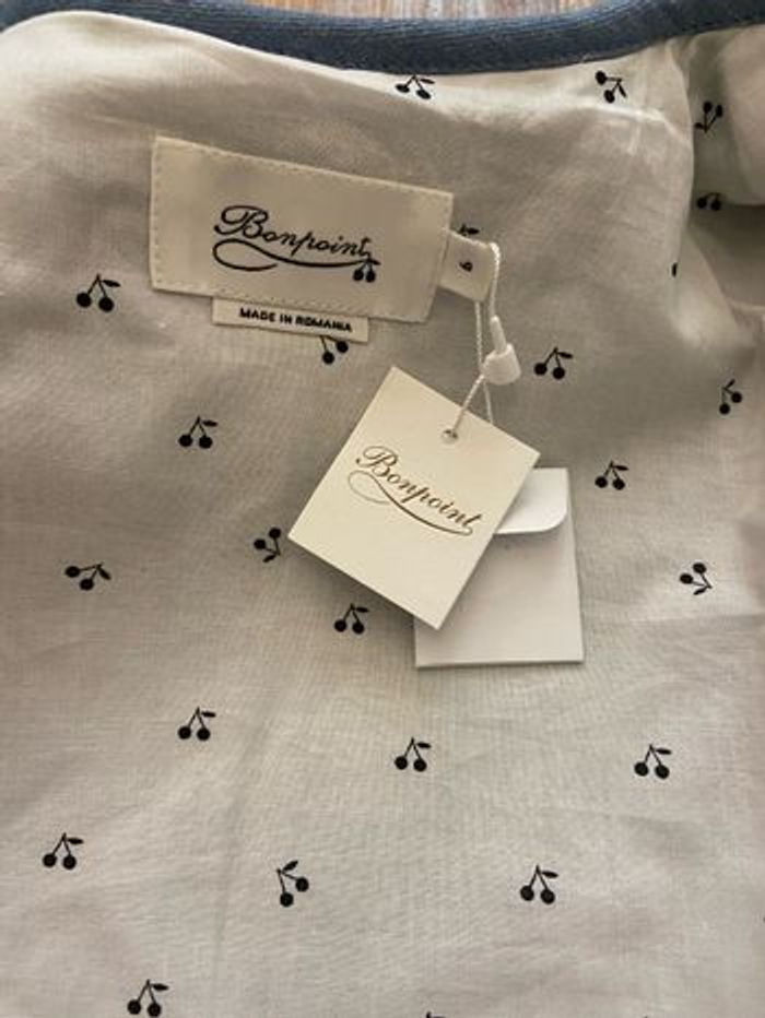 Veste bleu jean Bonpoint fille 6 ans - photo numéro 6