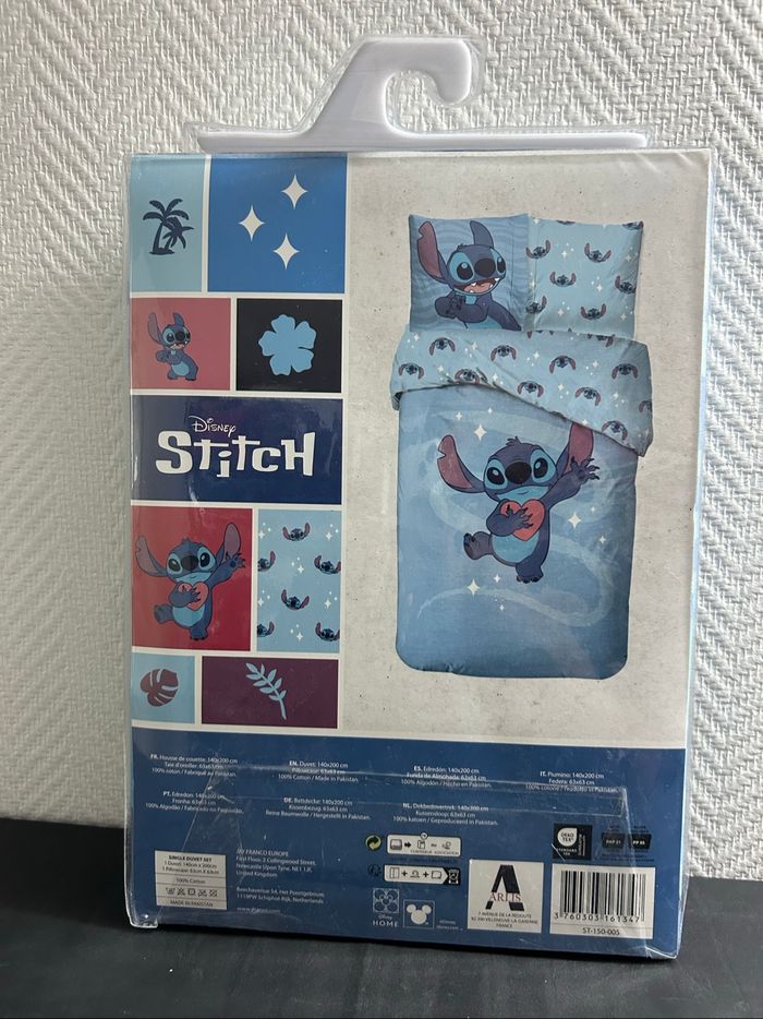 Parure Housse De Couette Lilo And Stitch Disney En Coton - photo numéro 4