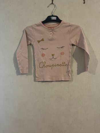 Haut manches longues rose