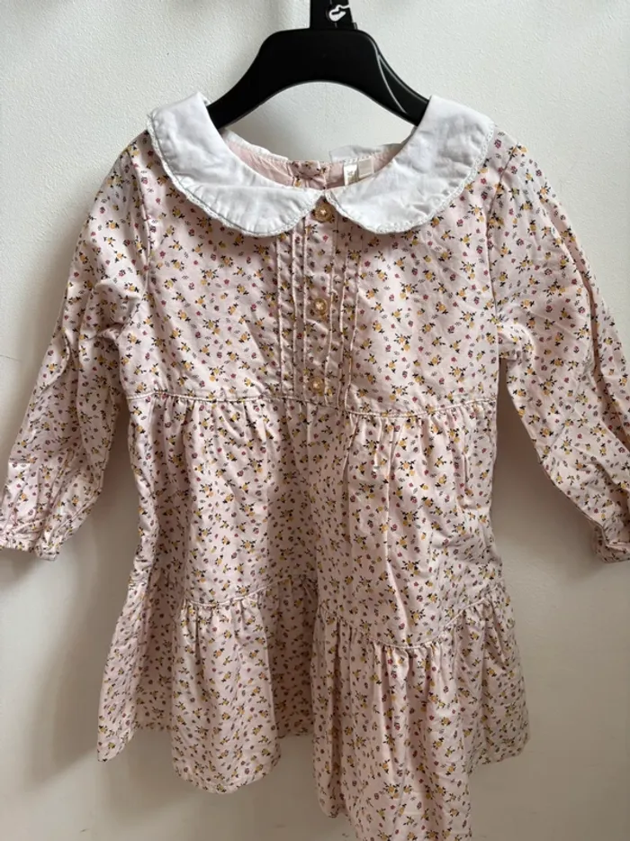 Robe fleurie col Claudine 18 mois - photo numéro 2