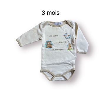 Petit Coeur à la Montagne Body crème Taille 3 mois