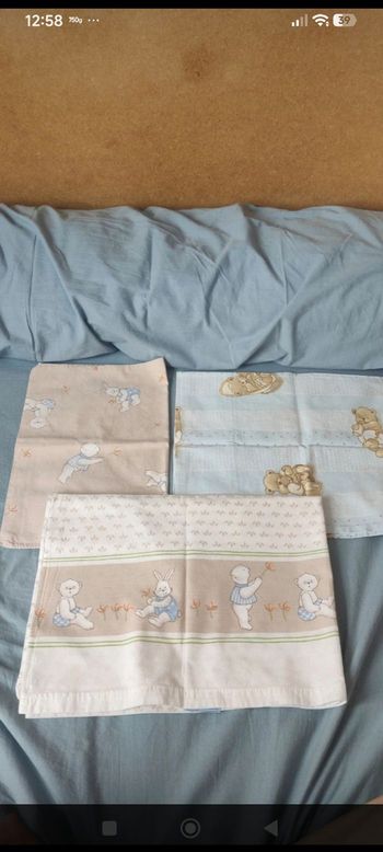Lot petits draps bébé 