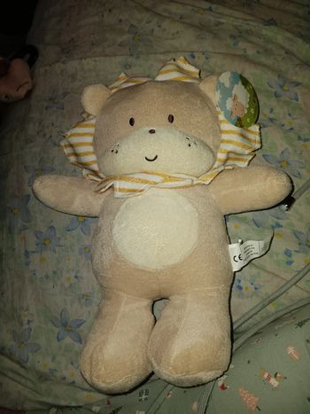 Doudou lion 40cm env avec étiquette de casa