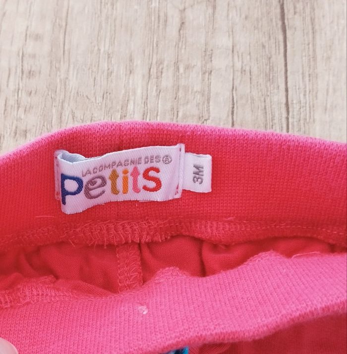 Pantalon sarouel fille rose fuschia taille 3 mois La Compagnie des Petits - photo numéro 2