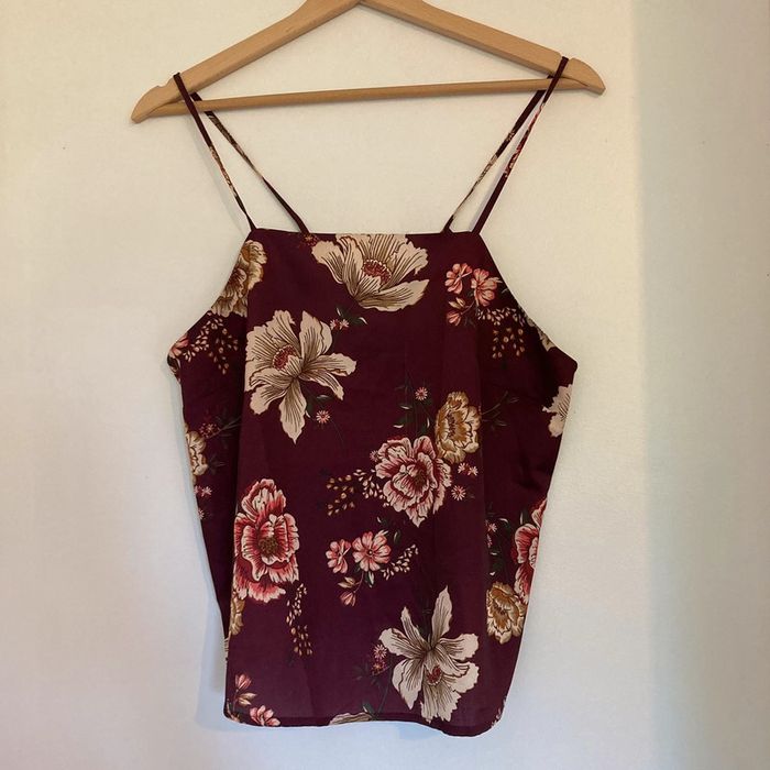 Débardeur à fleurs