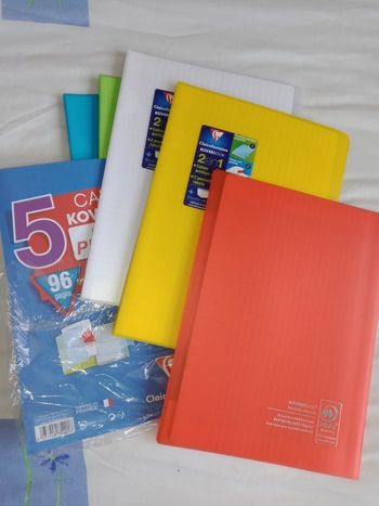 Cahiers koverbook neuf clairefontaine 21x29,7  96 pages neuf