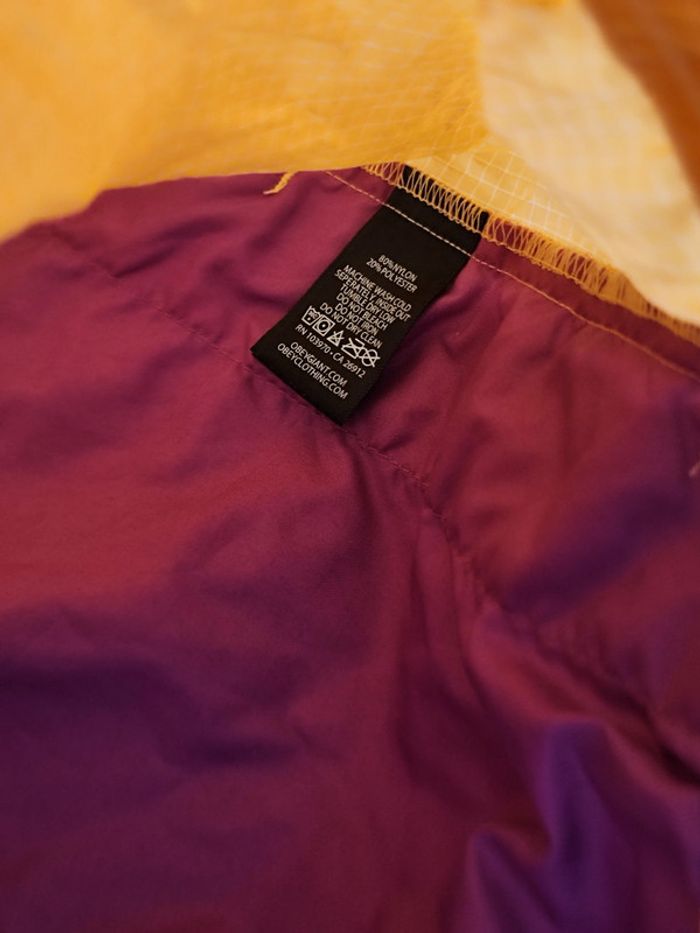 Short de bain orange carreaux blanc Obey Taille M - photo numéro 5