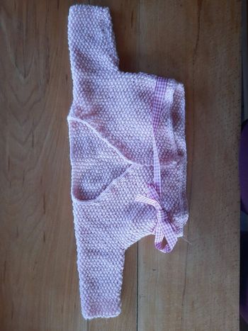 Brassière tricotée main