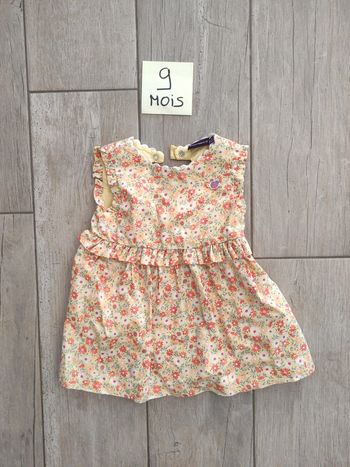 Robe d'été jaune Sergent Major 9 mois