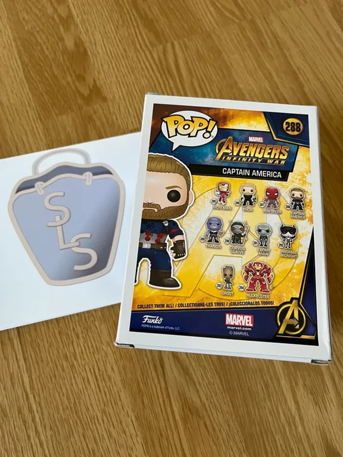 Funko Pop Marvel Avengers Infinity War Captain America - photo numéro 3