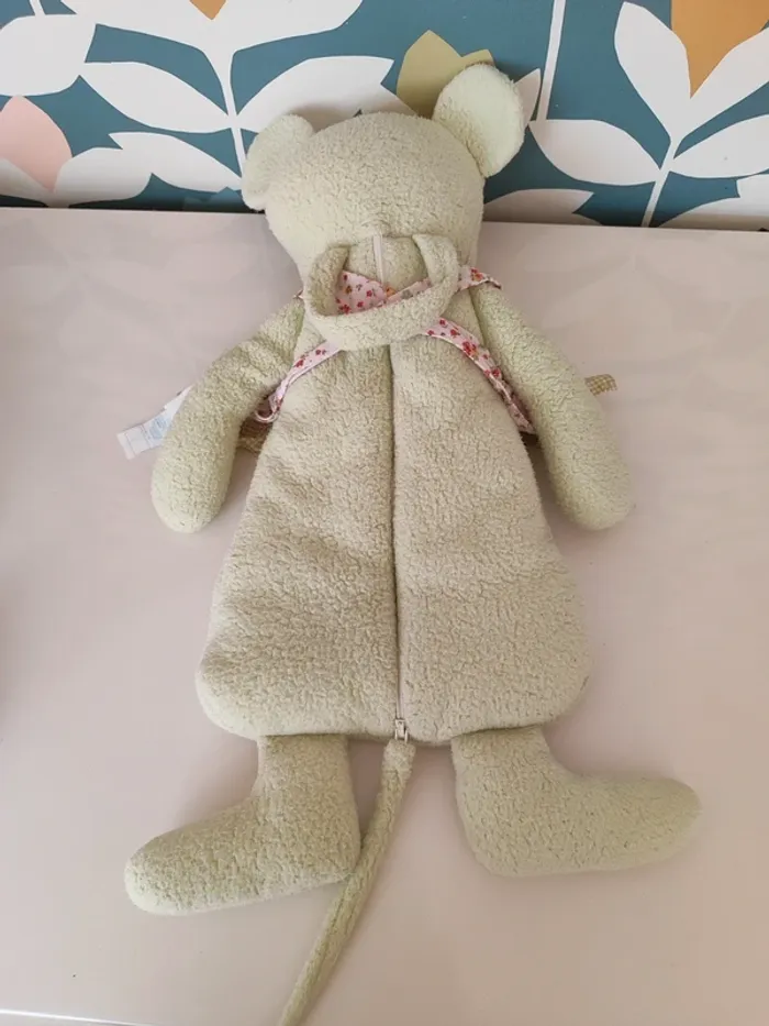 Doudou plat souris range pyjama souris catimini - photo numéro 3