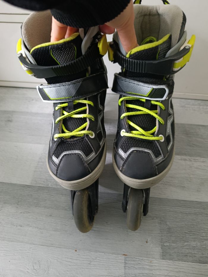 Roller Oxelo fit 3 taille réglable de 32 a 35 - photo numéro 2