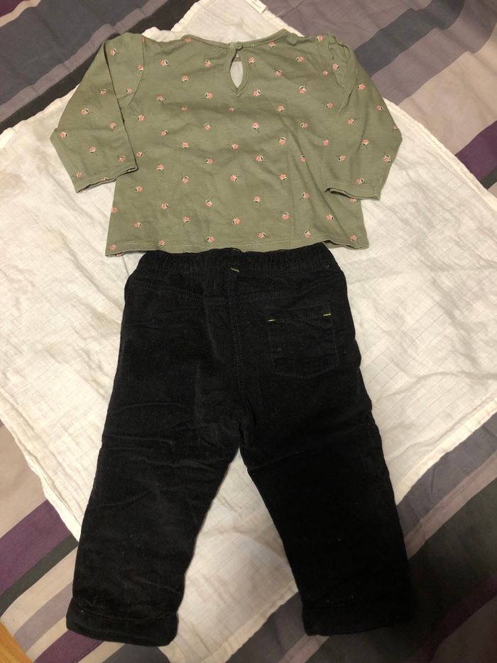 Haut et pantalon fille 9 mois - photo numéro 4