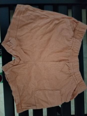 Short couleur corail
