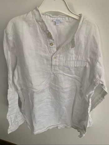 Chemise en lin « Jacadi » taille 10 ans