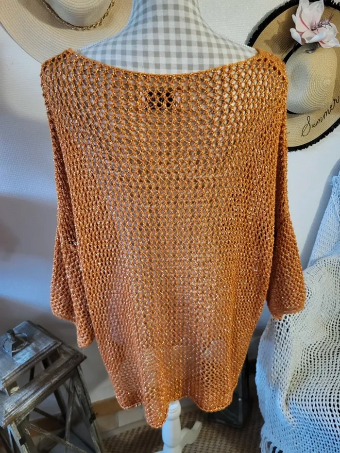 Pull ajourée overside - photo numéro 4