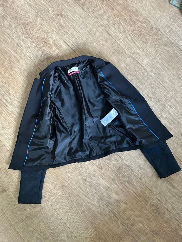 Blazer bleu marine et noir Naf Naf taille 34 jamais porté - photo numéro 8