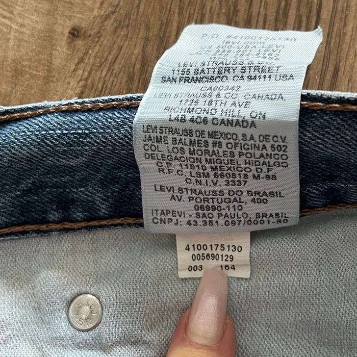 Jean/pantalon levi's 569 délavé (coupe ample) pour homme, taille W 38 L 34 (48 taille française) - photo numéro 8