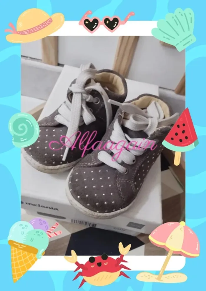 Chaussures neuves bébé 19 fille - photo numéro 5