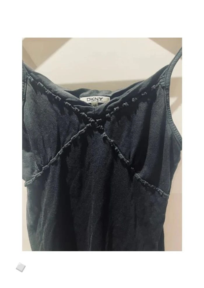 Débardeur DKNY simple uni noir - 14 ans - photo numéro 3