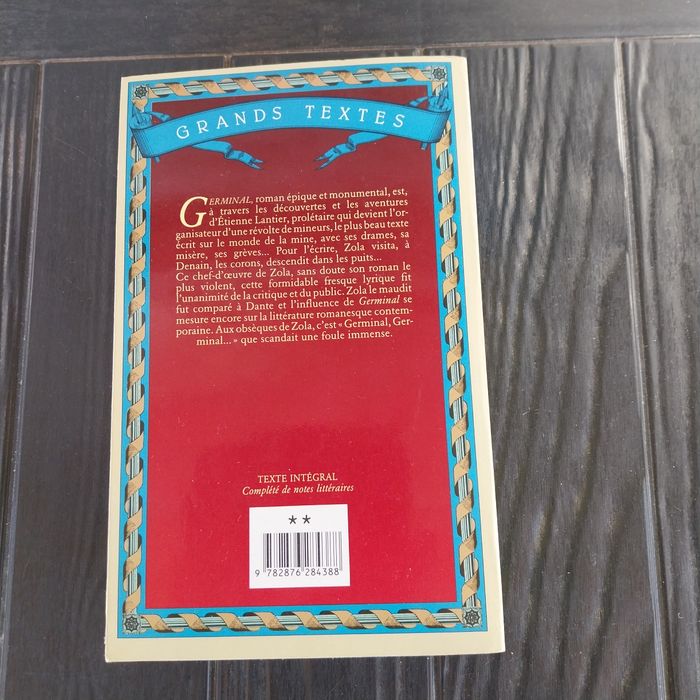 Germinal d'Émile Zola 5 euros - photo numéro 2