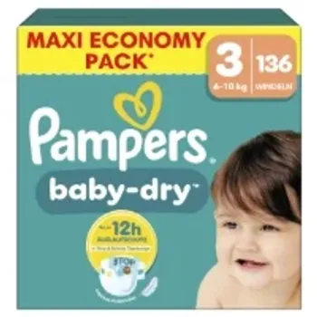 136 T3 Pampers baby-dry NEUF