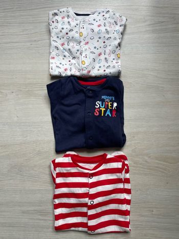 Lot de 3 pyjamas neufs garçon Primark naissance