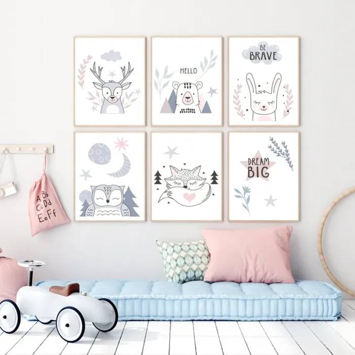 Affiches “Dream Big” pour chambre enfant - photo numéro 3