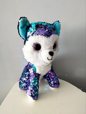 Doudou peluche sequin