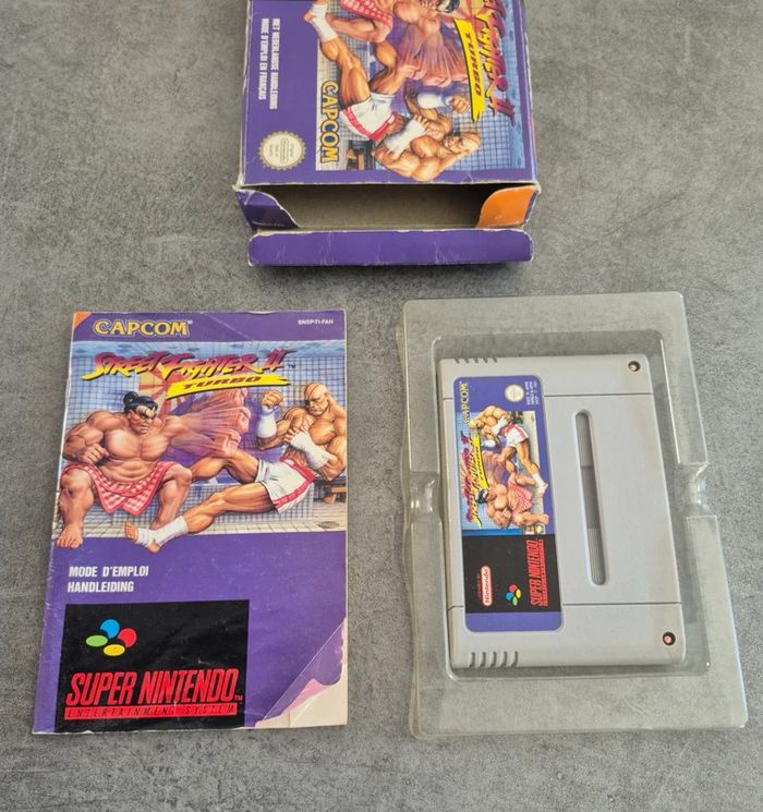 Jeu Street Fighter 2 Turbo Super Nintendo Snes FAH Complet CIB - photo numéro 7