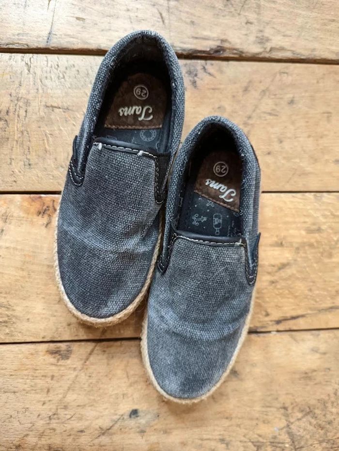 Espadrilles en toile gris foncé Tams – pointure 29 - photo numéro 8