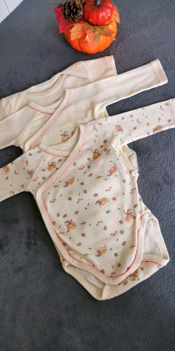 Lot de 3 bodies"automne" naissance